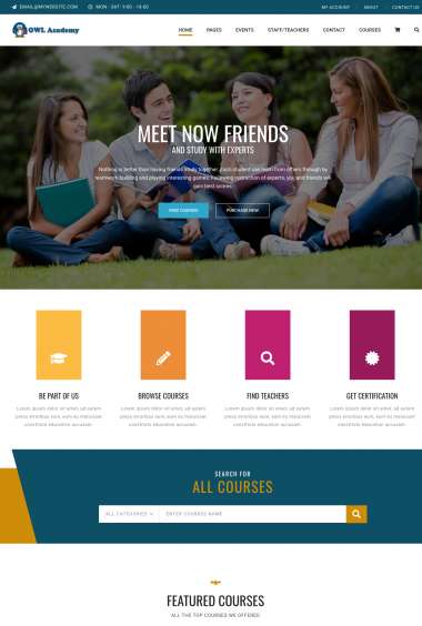 Academia Home3 WP FREEmium Theme Series