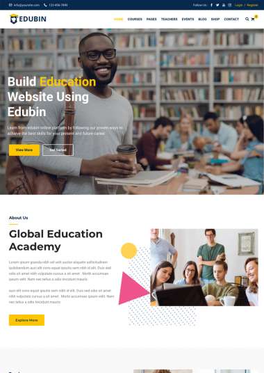 Edubin H6 WP FREEmium Theme Series