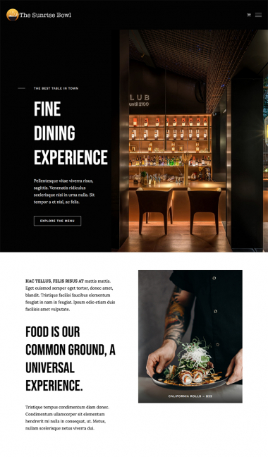 Managed Web Hosting Theme AV-RESTAU Theme Series