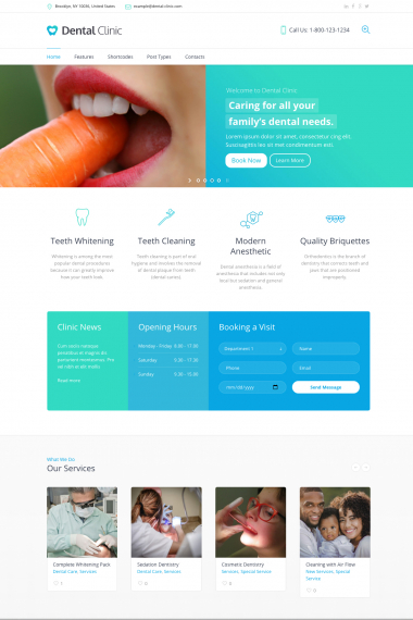 Dental Clinic WP FREEmium Theme Series