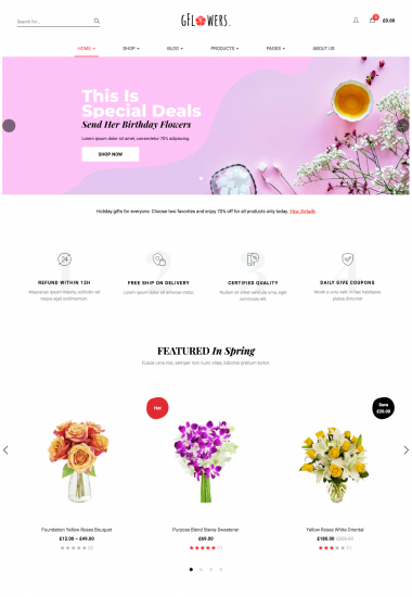 Greenmart Flower WC-1 FREEmium Theme Series