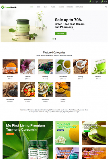 Greenmart Health WC-2 FREEmium Theme Series