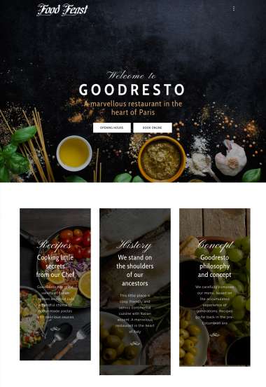 Good Resto H5 Ecommerce WP FREEmium Theme Series Good Resto H5 Ecommerce WP FREEmium Theme Series
