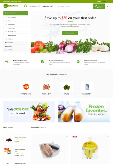 Greenmart WC-4 FREEmium Theme Series