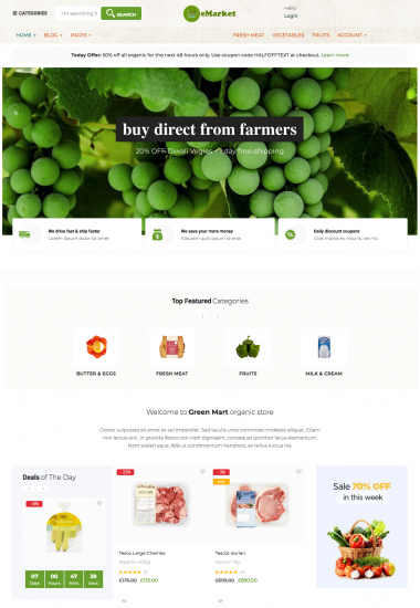 Greenmart WC-6 FREEmium Theme Series