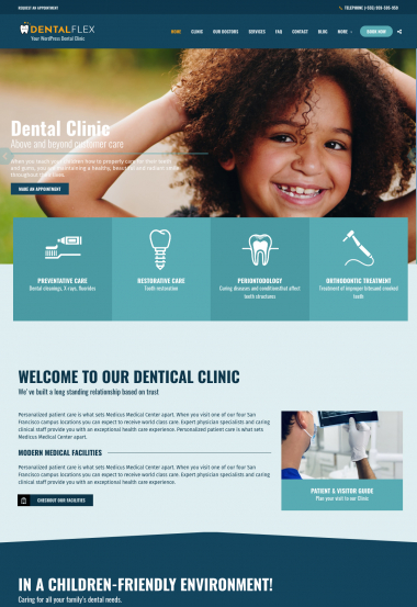 Healthflex Dentist WP FREEmium Theme Series