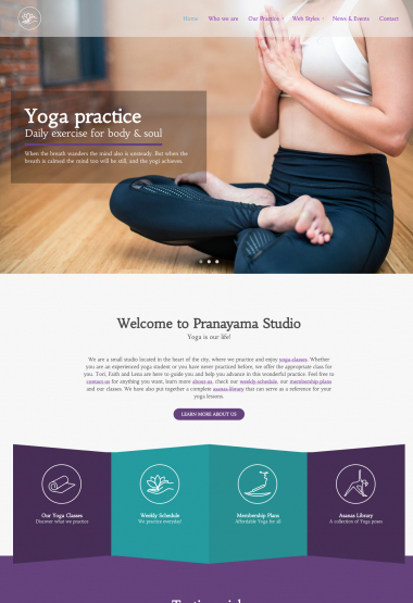 Healthflex Yoga WP FREEmium Theme Series