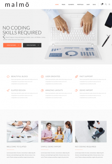 Malmo Biz WP FREEmium Theme Series