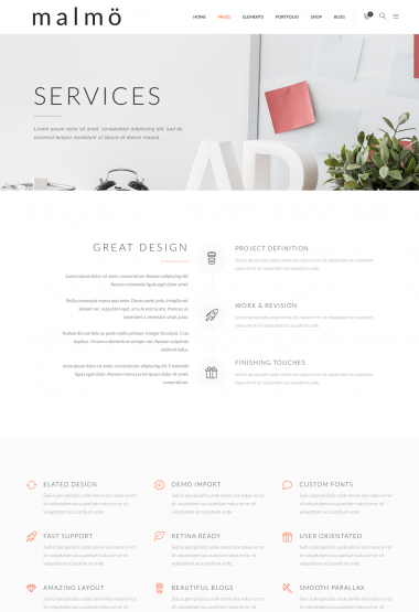 Malmo 02 WP FREEmium Theme Series