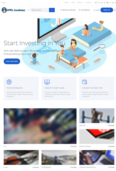 Master Academy Lt WP FREEmium Theme Series