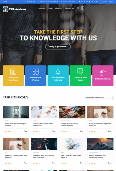Master Academy WP FREEmium Theme Series