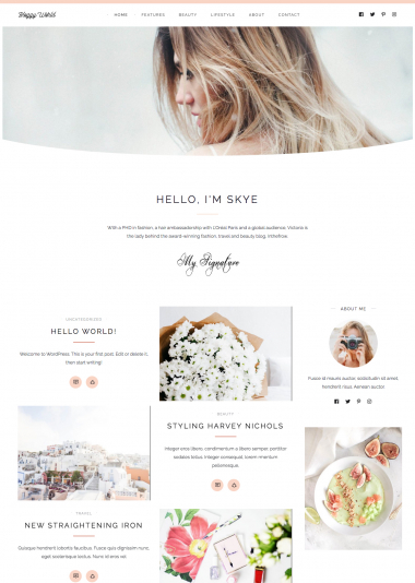 Rima Skye WP FREEmium Theme Series
