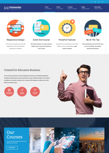 University H6 WP FREEmium Theme Series