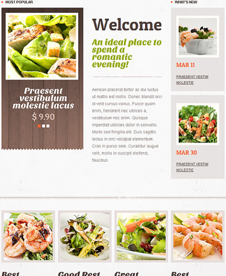 Drupal Restaurant Website 43773