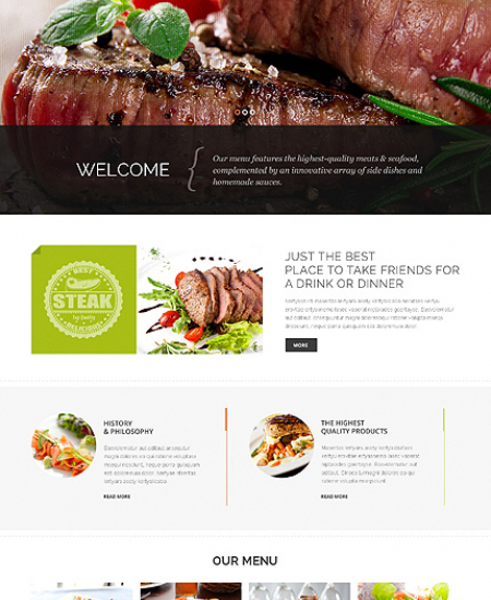 Drupal Restaurant Website 48403