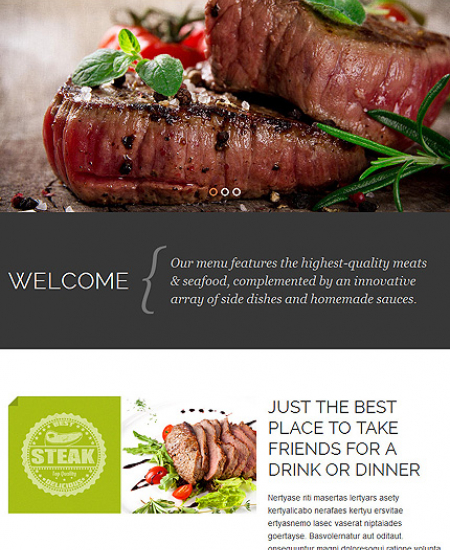 Drupal Restaurant Website 48403