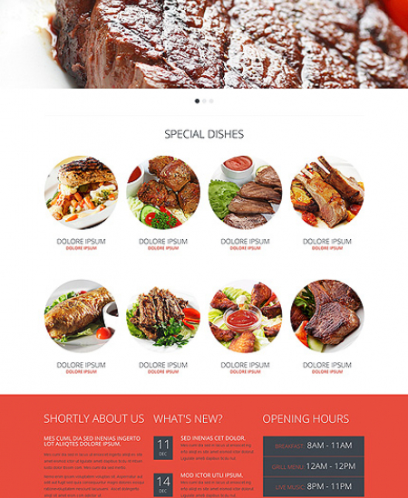 Drupal Restaurant Website 48912