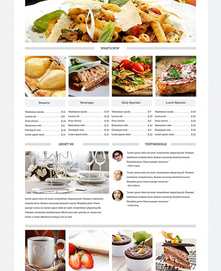 Drupal Restaurant Website 49236