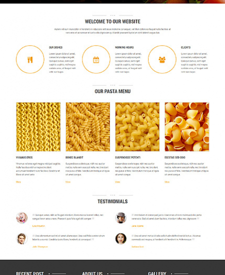 Drupal Restaurant Website 51126