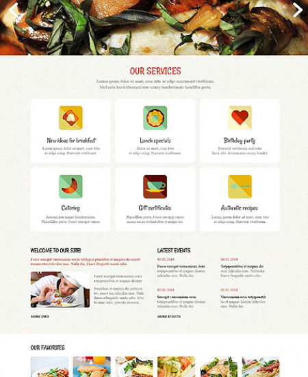 Drupal Restaurant Website 52590