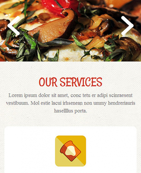 Drupal Restaurant Website 52590