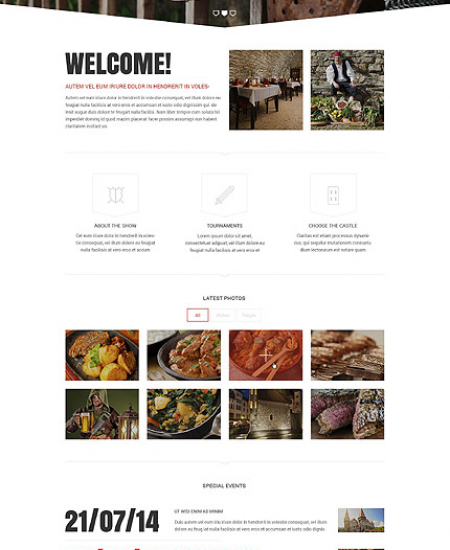 Drupal Restaurant Website 52819