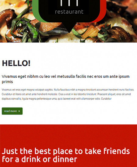Drupal Restaurant Website 52972