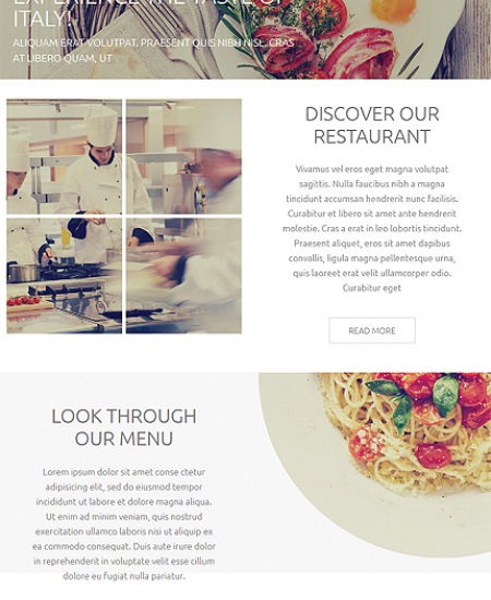 Drupal Restaurant Website 53752