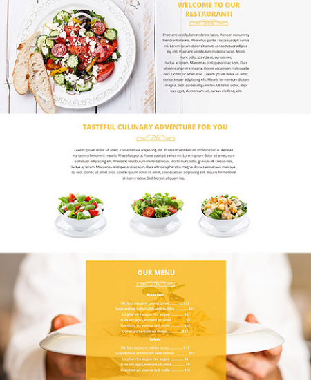 Drupal Restaurant Website 53895