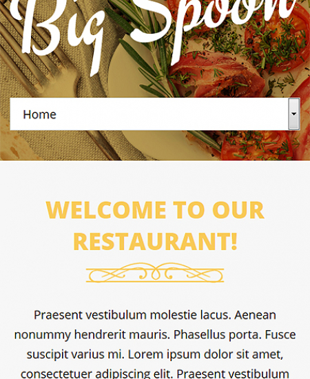 Drupal Restaurant Website 53895
