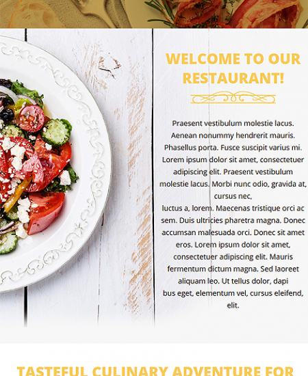 Drupal Restaurant Website 53895