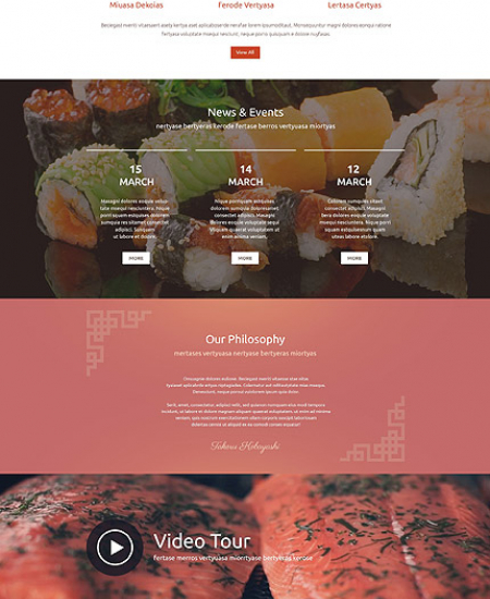 Drupal Restaurant Website 54603