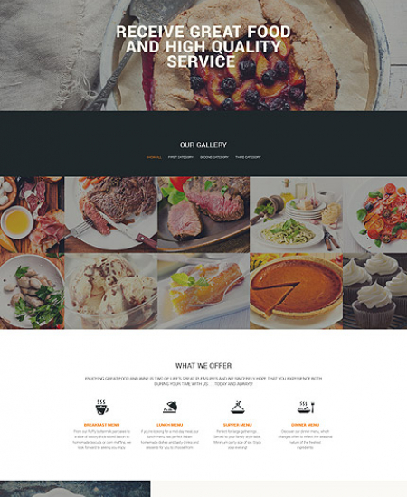 Drupal Restaurant Website 57611