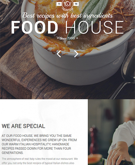 Drupal Restaurant Website 57611