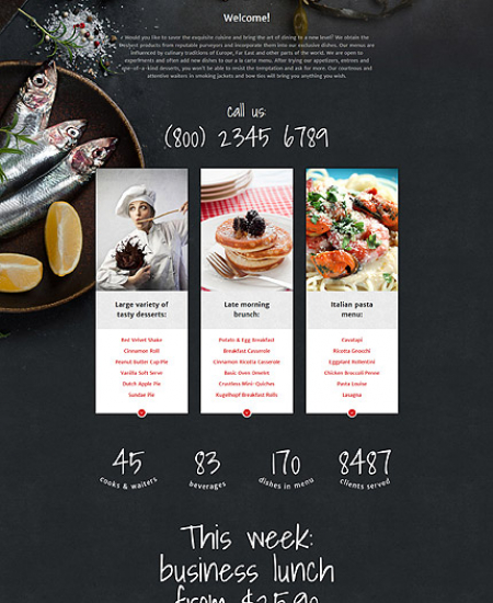 Drupal Restaurant Website 57868