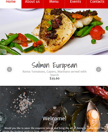 Drupal Restaurant Website 57868