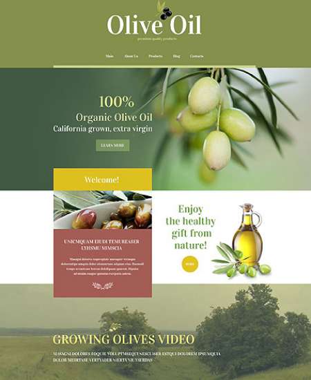Restaurant Website WP 55218
