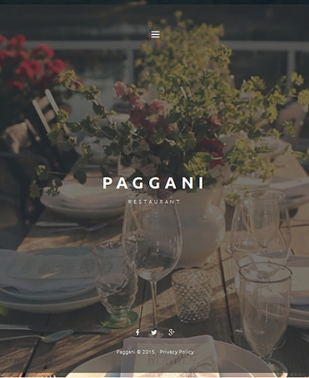 Restaurant Website WP 55262