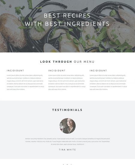 Restaurant Website WP 55262
