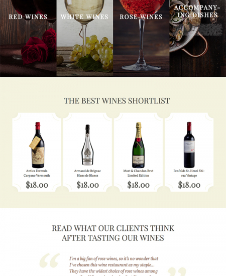 Restaurant Website WP 58992