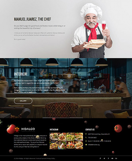 Restaurant Website WP 59006