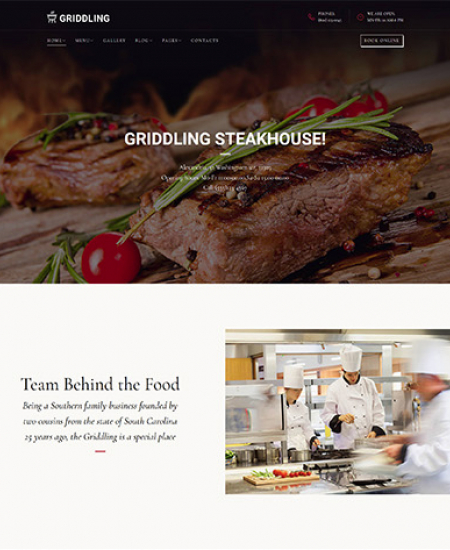 Restaurant Website WP 63410