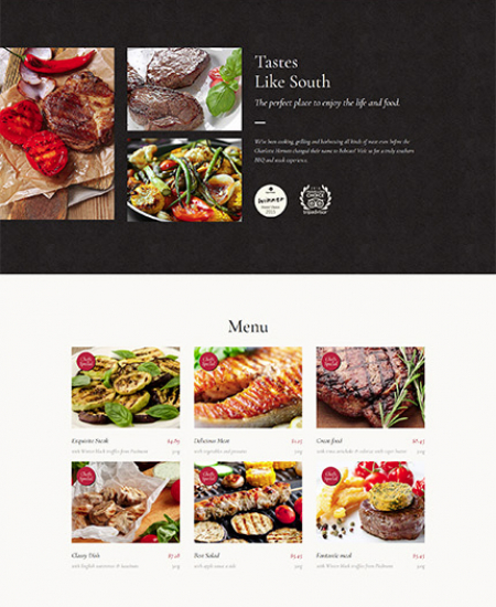 Restaurant Website WP 63410