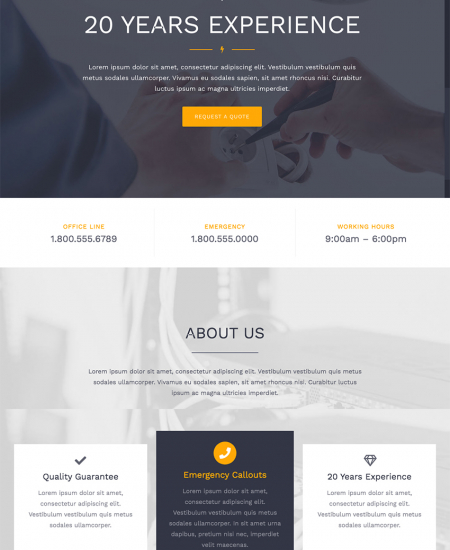 Managed Web Hosting Theme WP-AV-EL Theme Series