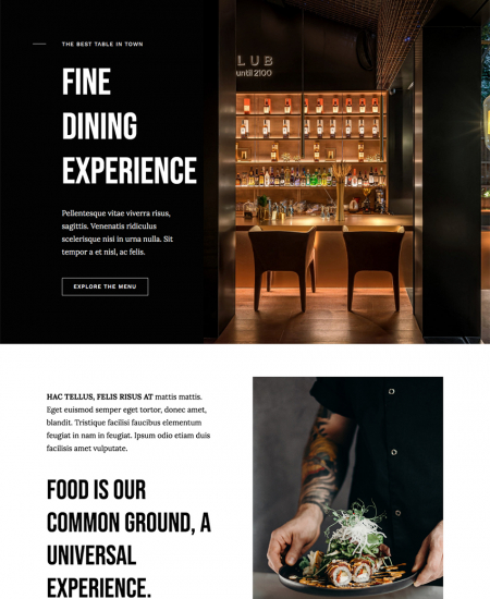 Managed Web Hosting Theme AV-RESTAU Theme Series