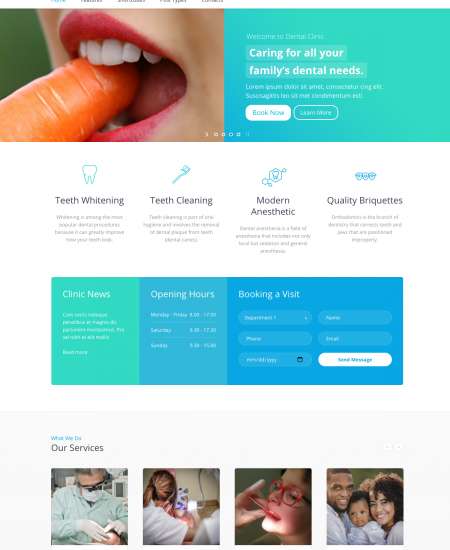 Dental Clinic WP FREEmium Theme Series