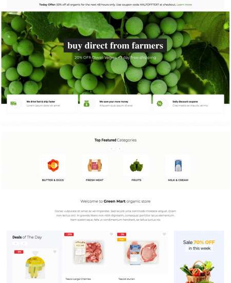 Greenmart WC-6 FREEmium Theme Series