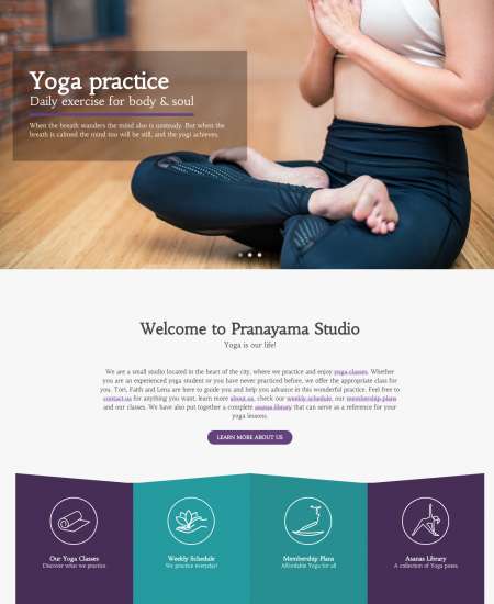Healthflex Yoga WP FREEmium Theme Series