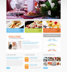 Drupal Restaurant Website 47585