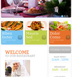 Drupal Restaurant Website 47585